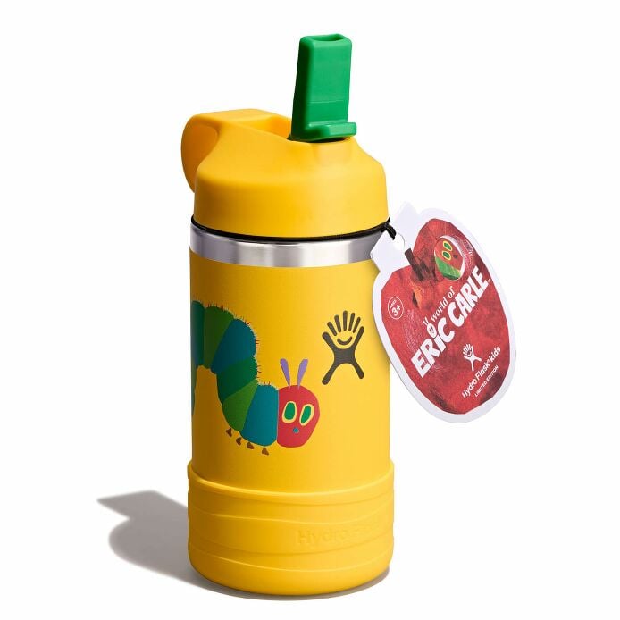 kids-12-oz-bottle-world-of-eric-carletm-t8 le26-w12-1000-kids-12-oz-wide-straw-cap-and-boot-yellow-caterpillar-angled-lid-open-withtag_1.jpg